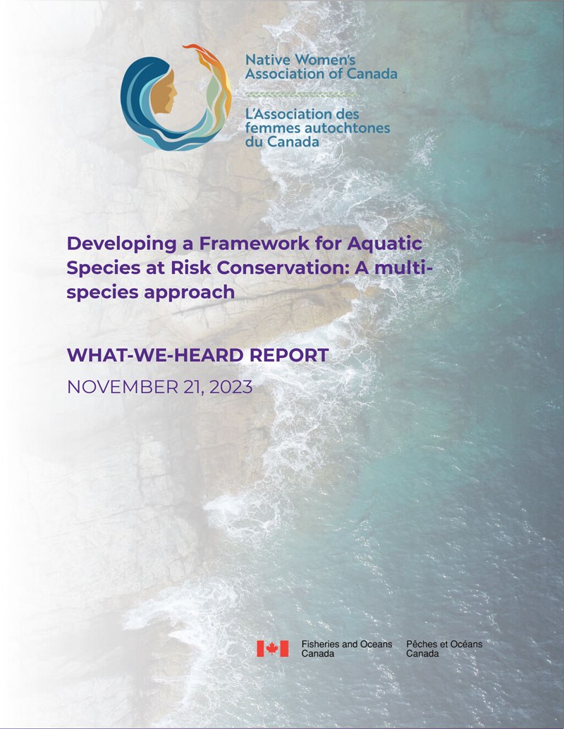 Developing a Framework for Aquatic Species at Risk Conservation: A multi-species approach