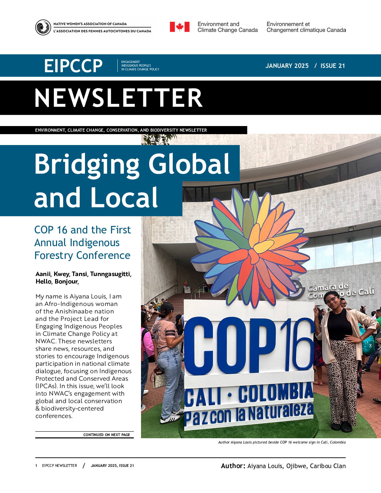 January Edition 2025: Bridging Global and Local, Jan 2025 | Édition de janvier 2025: Rapprocher le Mondial et le Local, Jan 2025